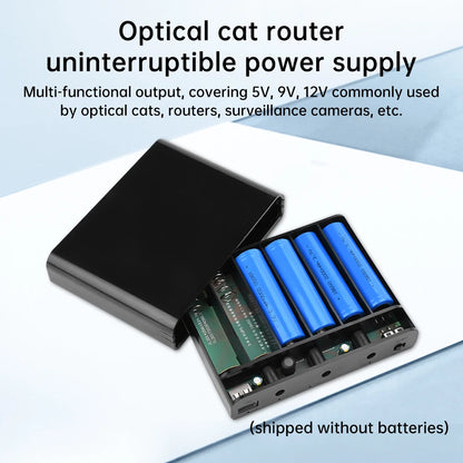 5V9V12V Output Power Bank Box for Cellphone Power Storage Case Tablet Modem 6 x 18650 Battery UPS Uninterrupted Power Supply New