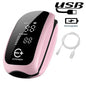 Rechargeable Medical Oximeter Strap Lanyard Fingertip Pulse Oximeter Blood Oxygen Saturation Monitor Digital LED Display Child