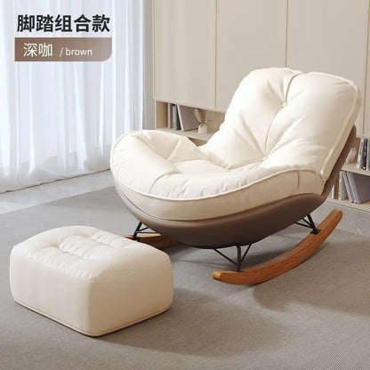 PYJ recliner household lazy sofa chair single living room balcony simple and comfortable leisure chair