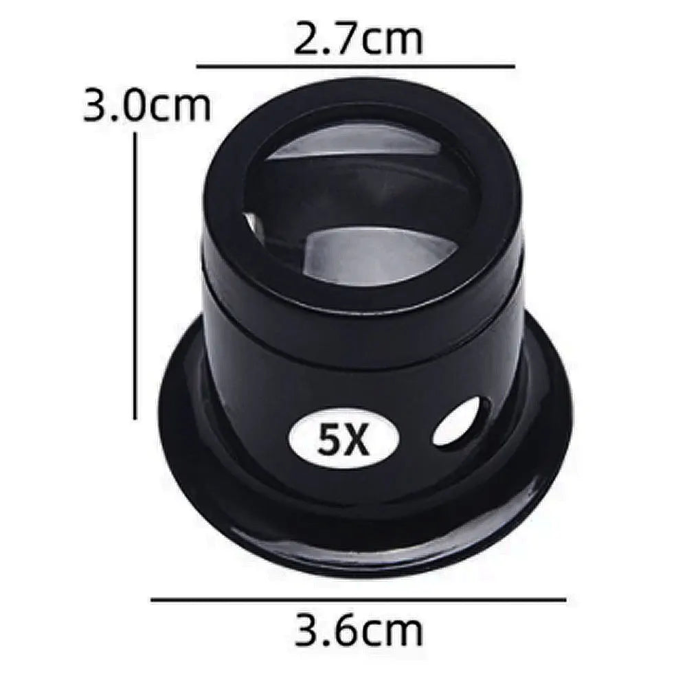 Watch repair tools, watch repair magnifiers 5 to 20 times, clock magnifiers, jewelry magnifiers, watch repair magnifier set 4pcs