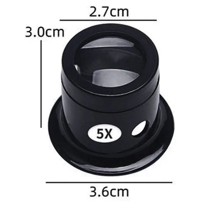 Watch repair tools, watch repair magnifiers 5 to 20 times, clock magnifiers, jewelry magnifiers, watch repair magnifier set 4pcs