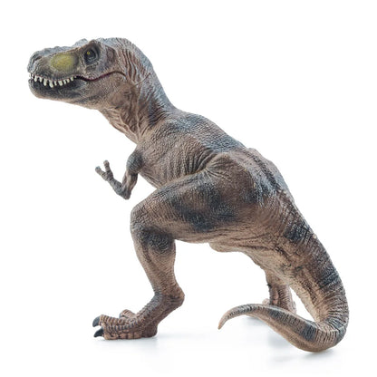 Large-Sized Tyrannosaurus Rex Dinosaur Model Realistic Solid Rubber Hand Puppet Jurassic Figurine - Decorative Gift for Kids And