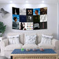 VIKAMA Drake Discography Tapestry Polyester Rap Fan Wall Decor for Bedroom Dorm Music Lover Gift Home Decor