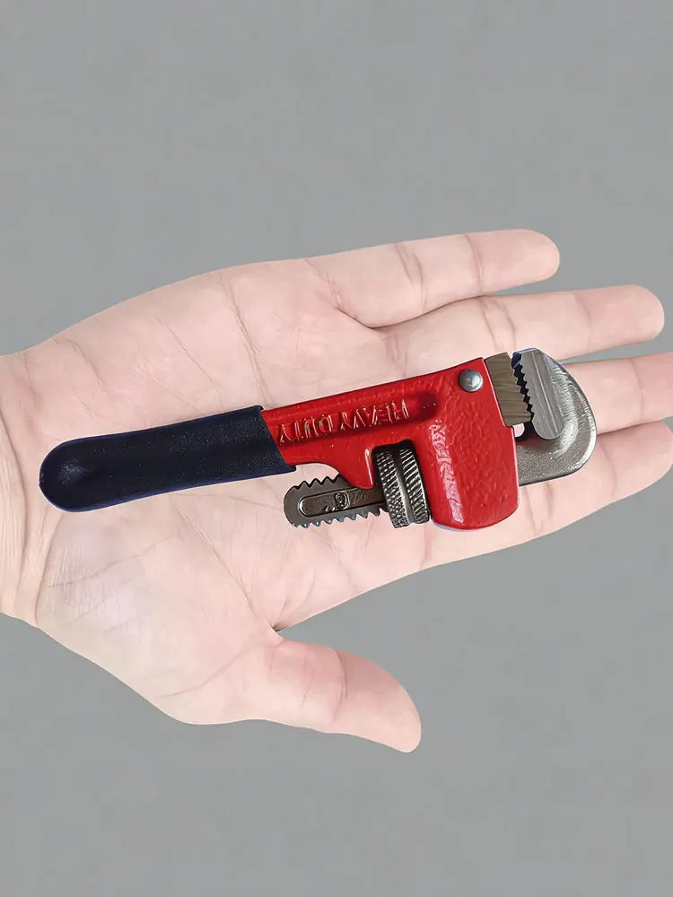 New 6-inch Straight Pipe Wrench Adjustable Aluminum Plumber's Wrench Universal Water Pipe Wrench Household Manual Repair Tools