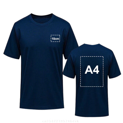 Diy Add Your Own Custom Text Name Men's T Shirt Casual Dress High Quality Mens T-shirt 5xL Personalized Message Band Tshirts