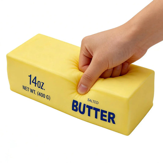 Giant Jumbo Big Butter Stick Slow Rising Fidget Toy Giant Butters Sticks Moist Squeeze Toy for Adults Kids Autism Girls Gifts