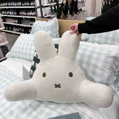 Sweet Miffy Rabbit Cute Creative Cartoon Pattern Lumbar Cushion Simple Fashion Soft Skin-Friendly Plush Pillow Holiday Gift