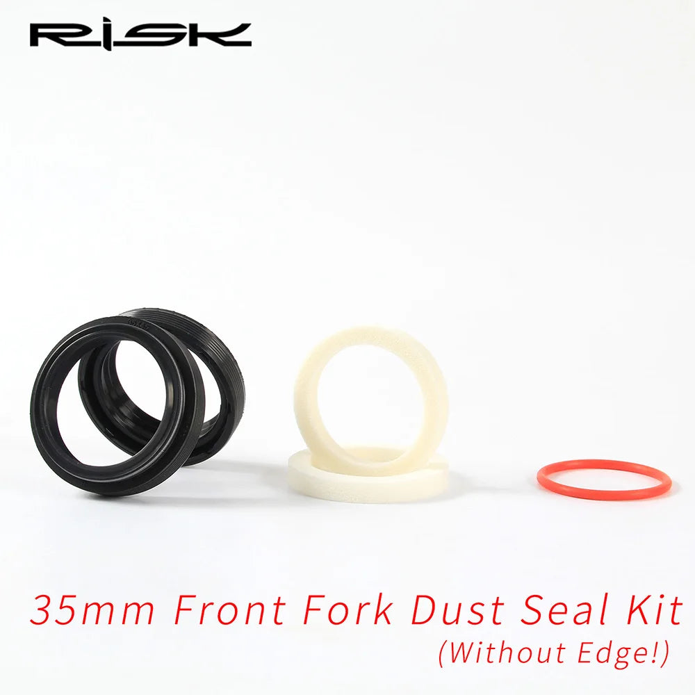 RISK Mountain Bike Suspension Front Fork Dust Seal Oil Sponge Ring 32 34 mm 35mm 36mm MTB Bicycle Fork Inner Tube Dust Seal Tool