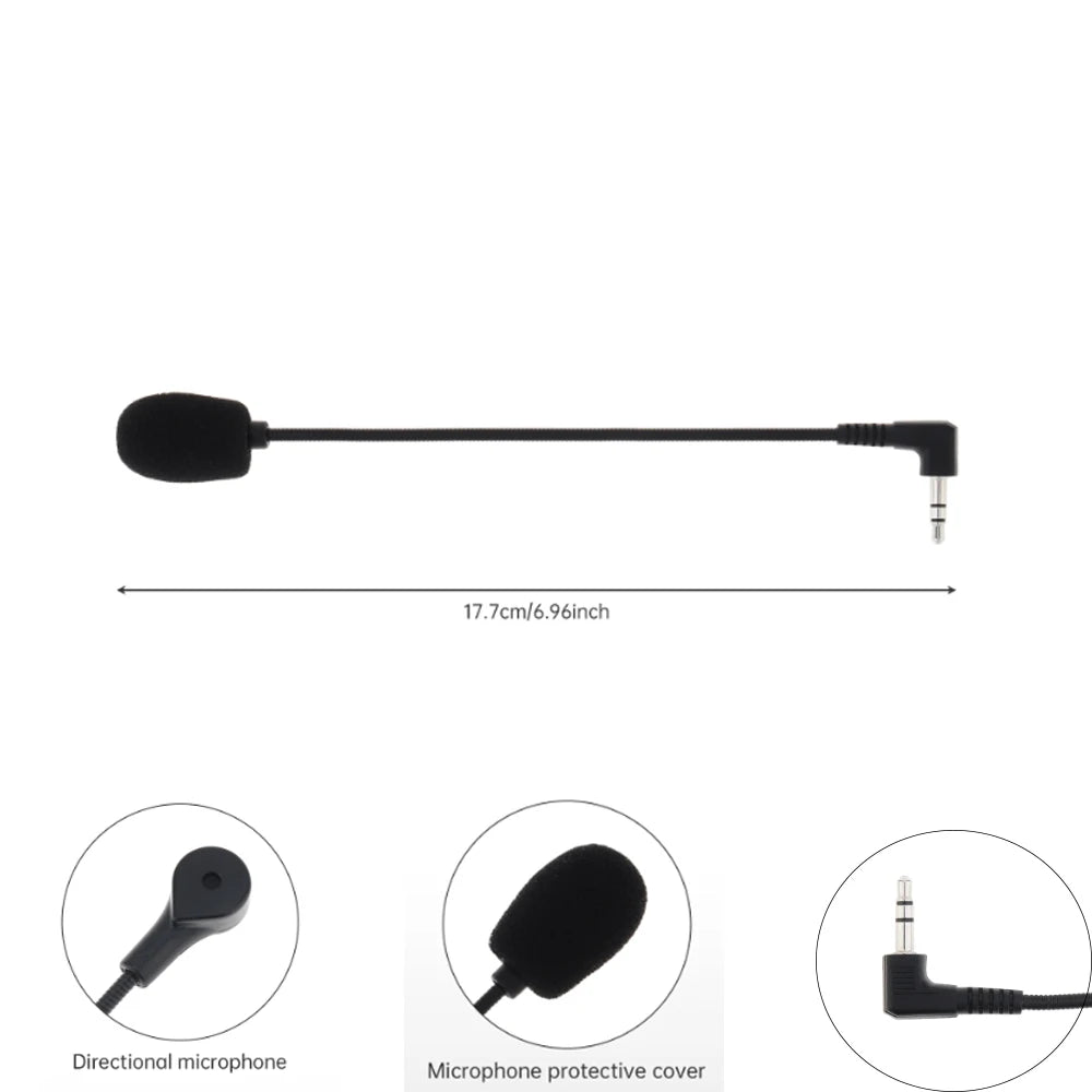 1 pc 3.5mm Microphone 90 Angle Bending Folding Metal Hose Microphone Capacitor