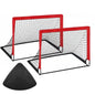 Soccer Goals for Backyard Set 2pcs Portable Training Football Net Indoor and Outdoor Children’s Football Match Door Frame