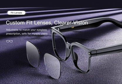 2026 New 8MP 4K Camera AI Glasses Men Photo&Video Caputure 16GB Memory 130+Translation Glasses Waterproof Smart Sunglasses Women