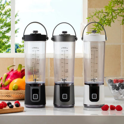 10 Blades Ultra Portable USB Rechargeable Juicer Cup 2 Cups Blender for Juice Smoothie Gym Travel Camping Home Kitchen