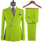 Elegant 2-Piece Men's Suit Slim Fit  Blazer And Pants Set for Wedding Groom Tuxedo Business Party