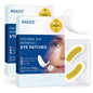 Retinol Microneedle Eye Patches with Hyaluronic Acid & Firming Peptides,for Forehead, Eye Area, Crow's Feet & Smile Lines,1Pair.