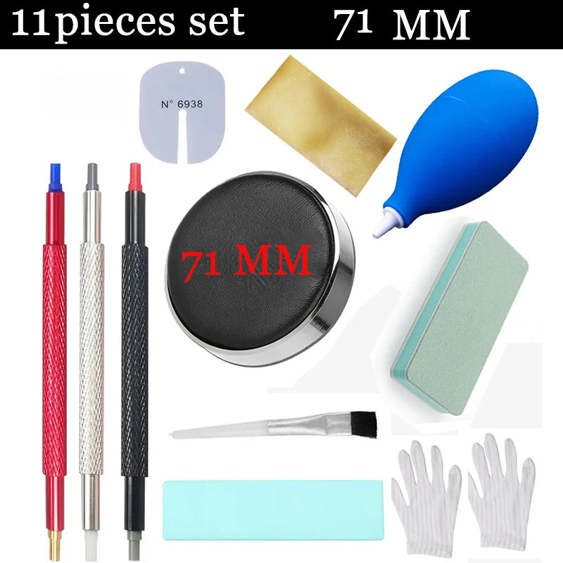 1/2/5/8/11PCS Rubber Watch Dust Air Blower Pump Soft Cleaning Wristwatch Parts Cleaner Blower Tool Brush Watch Repair Tool Set