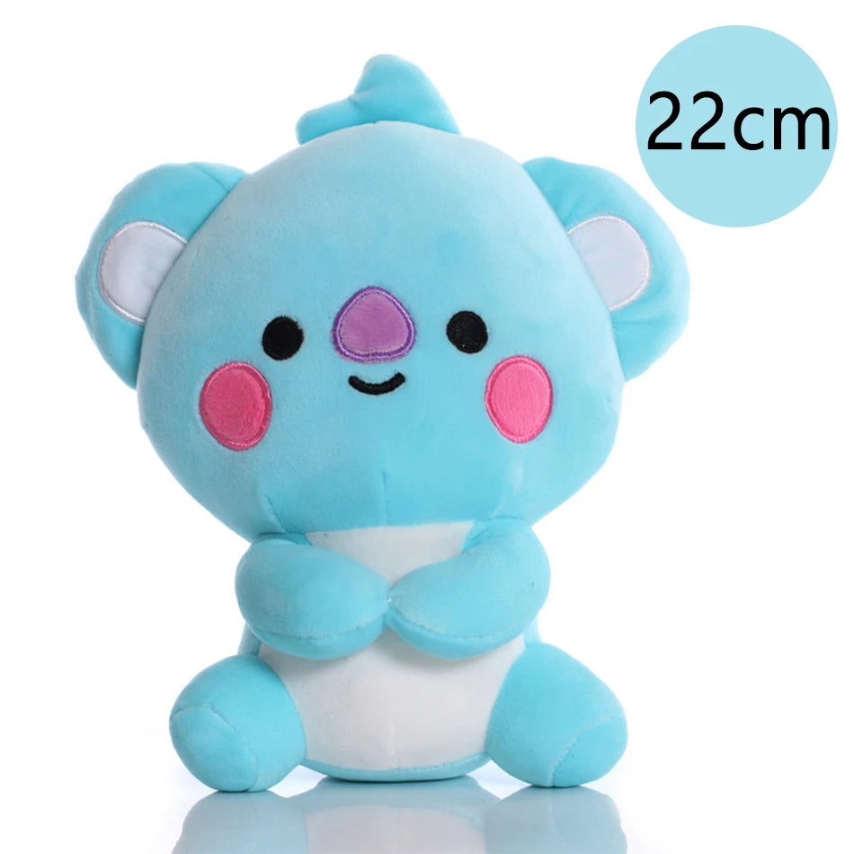 New BTed 21Plush Toys Kawaii Mini Keychain Anime Pendant Ornament for Kids 12-22cm Bt Peripherals Soft Stuffed Animals Doll Gift