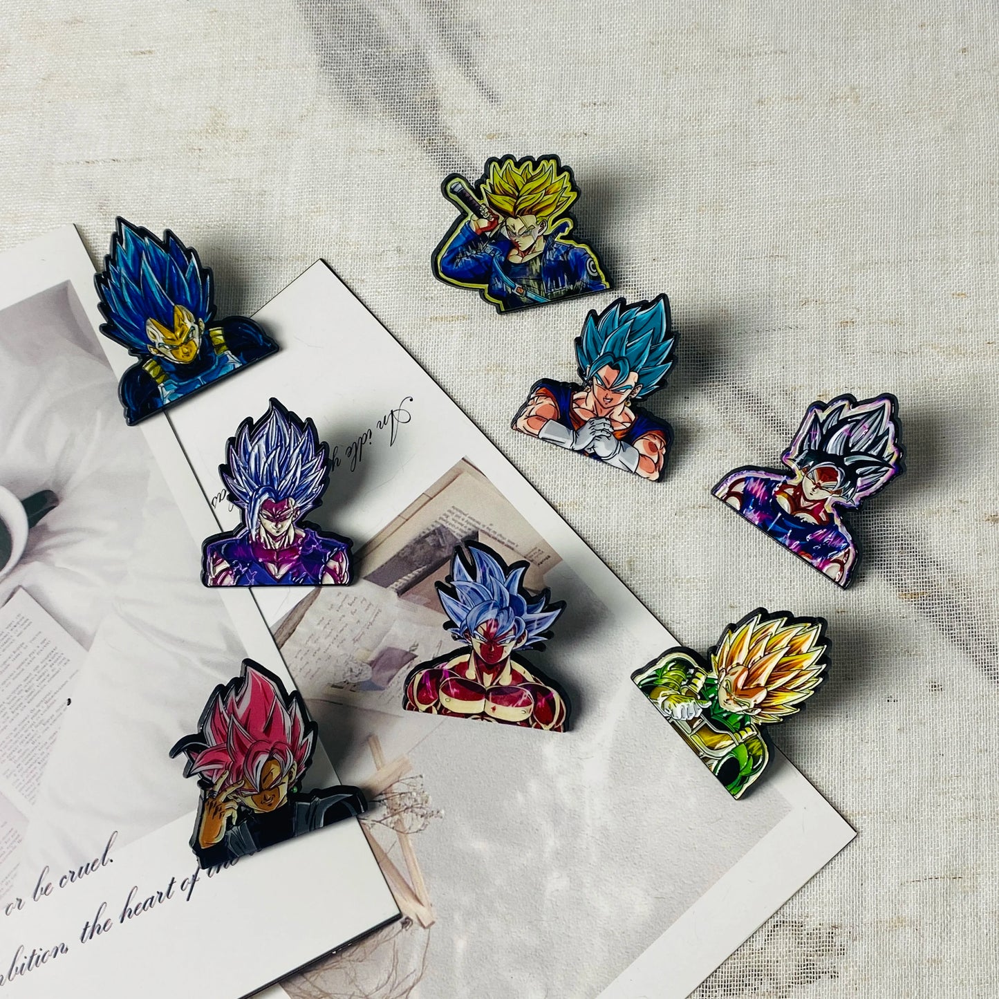 Anime series Lapel Pins for Backpacks Anime Brooches for Women Enamel Pin Fashion Jewelry Accessories Friends Gift  Cloth Denim