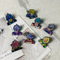 Anime series Lapel Pins for Backpacks Anime Brooches for Women Enamel Pin Fashion Jewelry Accessories Friends Gift  Cloth Denim