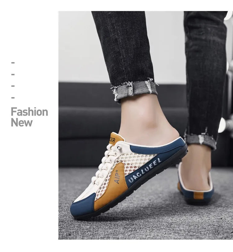 Brand protection  new men's lightweight non-slip breathable wear-resistant running sports fashion versatile casual shoes