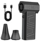 Turbo Fan Electric Air Duster Portable 130000RPM Cleaning Jet Blower Tool Car Blowing Snow 4 Gears adjustable Type-C Charging