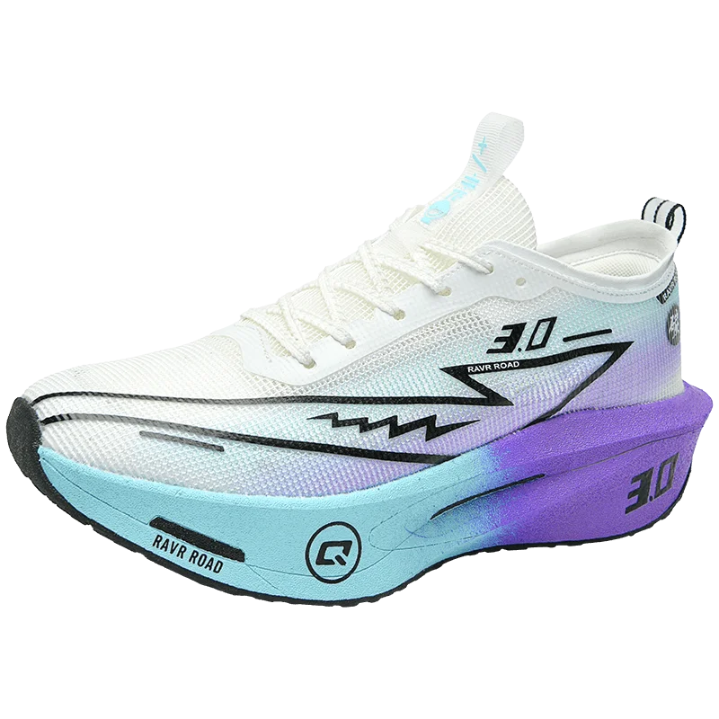 Couple Breathable Mesh Carbon Board Shoes, Student Sports Exam Shoes, Chunta Ultra Light Rebound Marathon Running Shoes