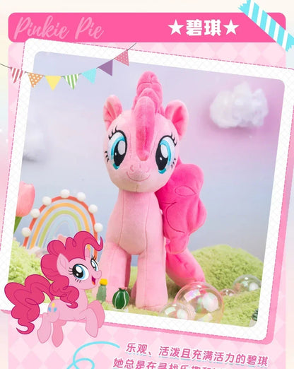 New My Little Pony Plush Toys Twilight Sparkle Pinkie Pie Rarity Fluttershy Applejack Rainbow Dash Stuffed Doll Kid Xmas Gift