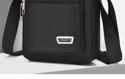 Waterproof Men Crossbody Bags Male Nylon Shoulder Bags Boy Messenger Bag Man Handbags For Travel Casual Large Satchel Grey Bags
