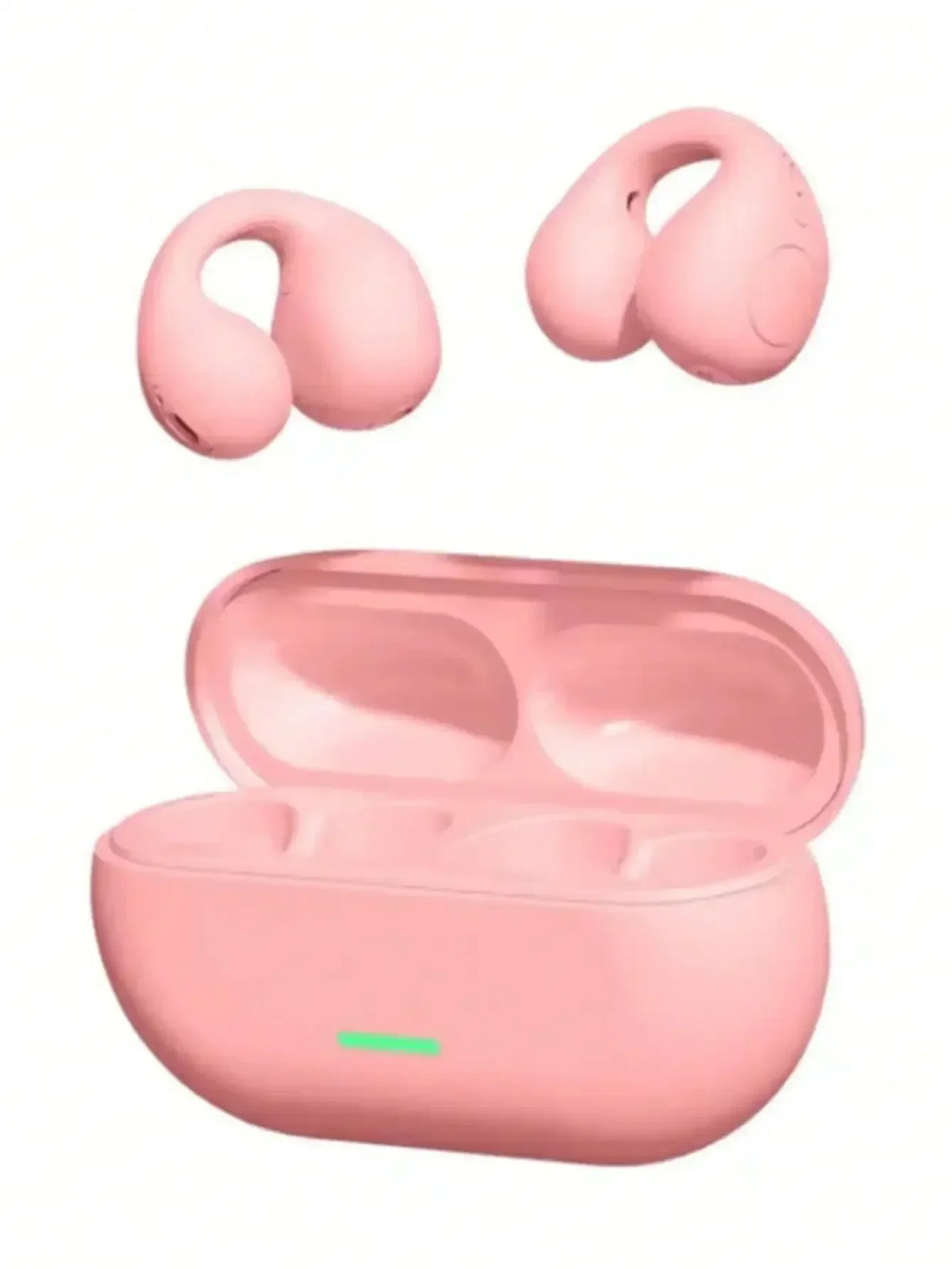 TWS Fone Bluetooth Headset 5.3 Wireless Air Conduction Headphones Clip Ear Music Noise Canceling HD Call Sports Gaming Earphone