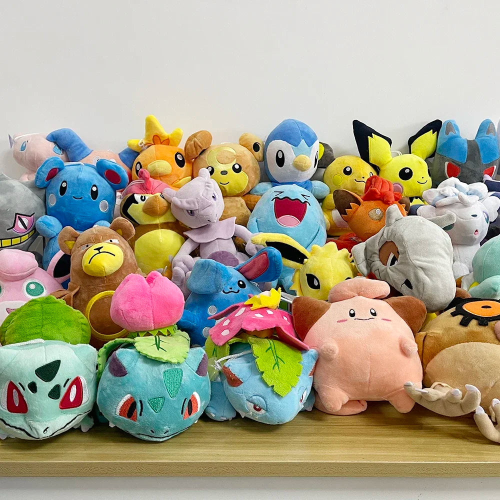 Tepig Oshawott Pokemon Stuffed Doll Pokemon Pikachu Sleeping Series Sylveon Glaceon Leafeon Gengar Plush Piplup Peluche Toy Gift