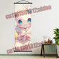 Pokemon Anime, Bulbasaur, Charizard, Eevee, Pikachu, Print Art White Canvas Scroll Painting Modern Room Decor Wall Art Painting