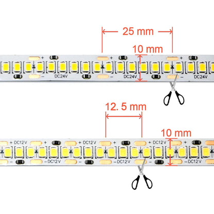 12V 24V LED Strip 2835 120LEDs/m Home Lamp Strip Pink Red Ice Blue Green Golden Yellow Orange Flexible Waterproof Soft Lamp Bar
