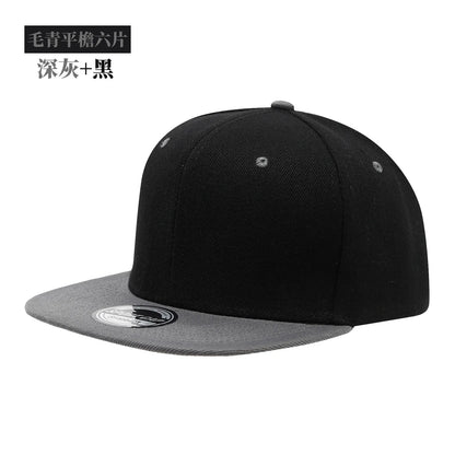 Custom Logo Snapback Caps Men Hip Hop Male Bone Baseball Cap Unisex Solid Color Cotton Adjustable Rock Band Flat Hats Visor Hat