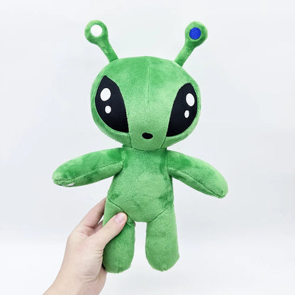 30cm Green Alien Plush Toy Anime Tentacled Horn Alien Monsters Horror Doll Boys Girls Soft Toys Stuffed Throw Pillow Kids Gifts