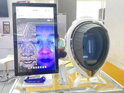 JLM Ai Smart Skin Detector Magic Mirror Skin Multi-spectrum Facial Analysis UV Layer Moisture Spectrum Analyzer Machine