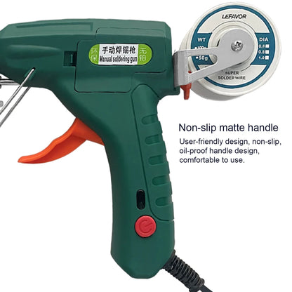 Electric Soldering Iron Gun Hand-held Internal Heating Soldering Iron Automatically Send Tin Gun Soldering Welding Repair Tool