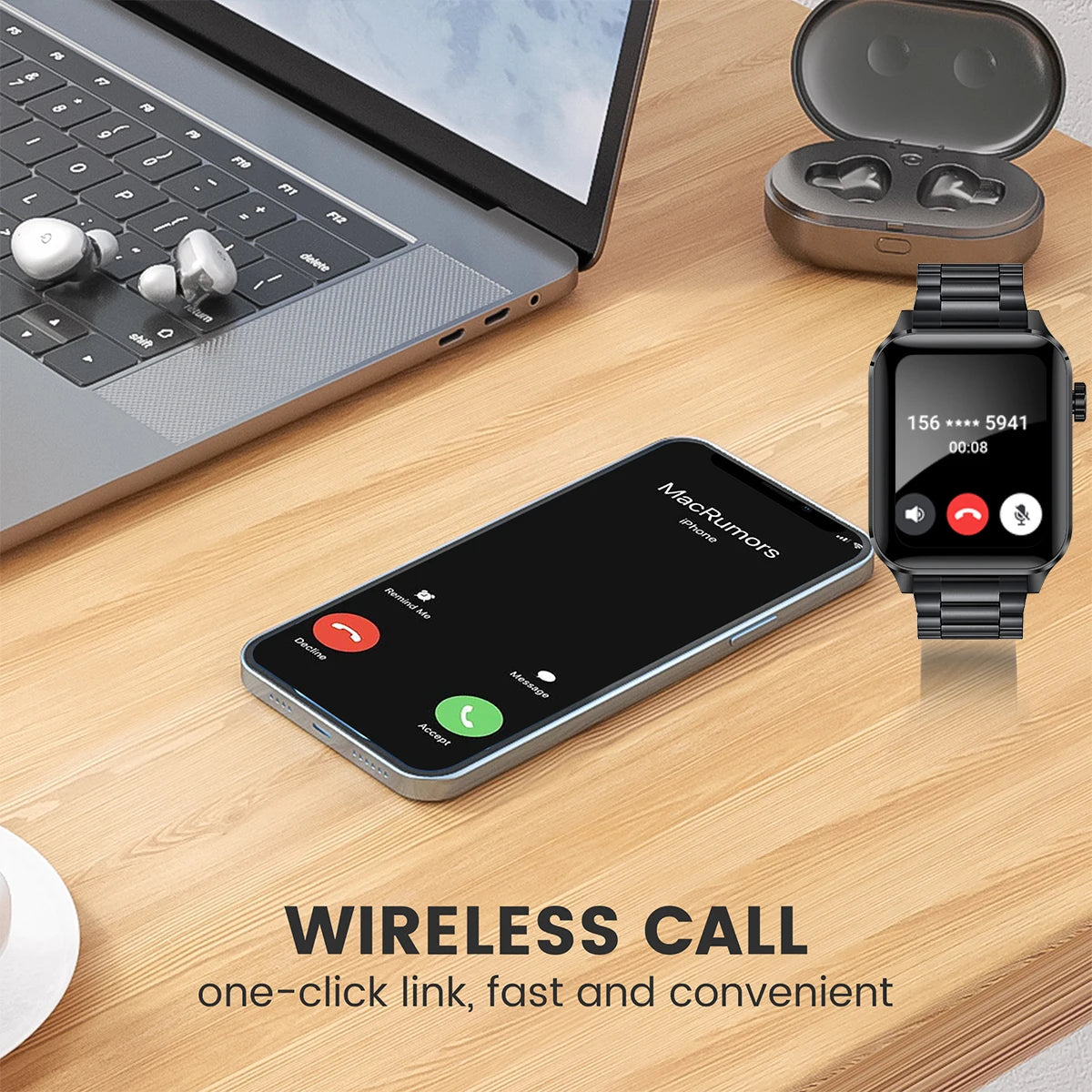LIGE Smartwatch dla mężczyzn i kobiet Luksusowy Wodoszczelny Zegarek Sportowy z Pełnym Ekranem Dotykowym Smartwatch Fitness dla Xiaomi Huawei Android iOS iPhone