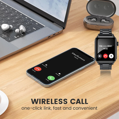 LIGE Smartwatch dla mężczyzn i kobiet Luksusowy Wodoszczelny Zegarek Sportowy z Pełnym Ekranem Dotykowym Smartwatch Fitness dla Xiaomi Huawei Android iOS iPhone