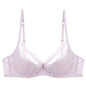Ultra Comfort French Lace Bra, Demi Cup Underwire Lightweight for Large Bust, Anti Sagging Support Summer Sexy BANERDANNI Sexy B
