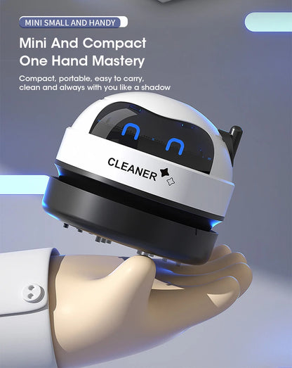 Mini Desk Dust Vacuum Cleaner Portable Vacuum Cleaner DetachableNozzle Wireless Table Dust Removal Cleaning Brush Cleaning Tools