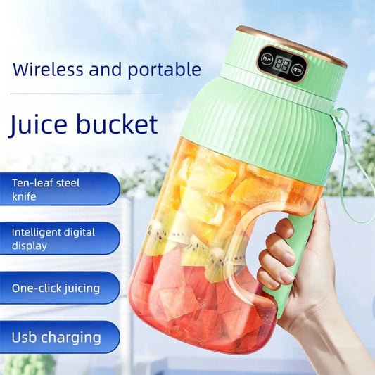 Fruit Juicer Cup Portable Electric Fruit Mixer Stirrng Cup Large Capacity Smoothie Quick Making Bottle Suitable Juice Production