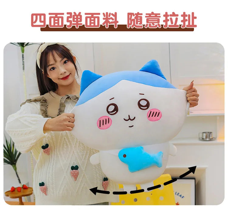 New 30-80cm Kawaii Hachiware Momonga Plush Toy Plush Dolls Are Soft But Not Easily Deformed Plush Room Decoration Birthday Gift