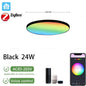 Zigbee 3.0 Smart Ceiling Lights 24W Led Ceiling Lamp RGBCW Led Work With Alexa Google Voice Control APP Dimming Home Assistant