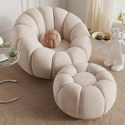 Lazy sofa single double pumpkin sofa reclining sleeping cloud swivel chair bedroom Internet celebrity sofa balcony sedentary