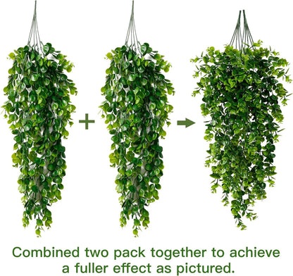 5 Head Artificial Plastic Plants fern Vine for Christmas Wreath Wedding arch Decor Home garden Wall Hanging Hot sales Diy Gift
