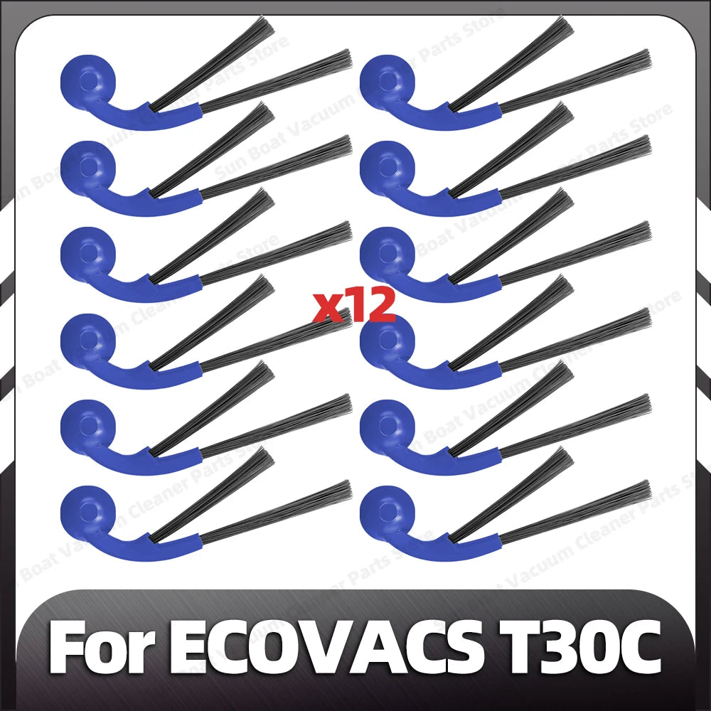 Compatible for ECOVACS T30C / T30C OMNI / T30C PRO OMNI Main Side Brush Filter Mop Pad Dust Bag Spare Parts Accessories