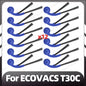 Compatible for ECOVACS T30C / T30C OMNI / T30C PRO OMNI Main Side Brush Filter Mop Pad Dust Bag Spare Parts Accessories