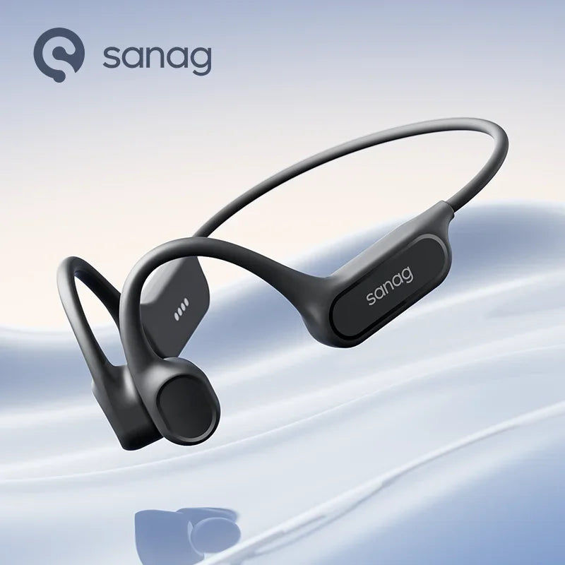Sanag Bone Conduction Bluetooth Earphone 32GB Memory IPX8 Swimming Headphones Flash-sale Wireless Headset MP3 Earbuds