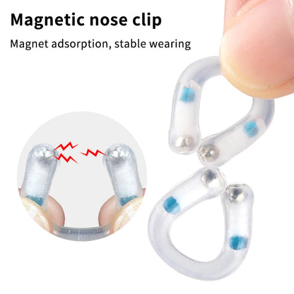 Silicone Magnetic Anti Snoring Nasal Dilator Stop Snore Nose Clip Aid Easy Breathe Improve Sleeping For Men/Women Beauty Health