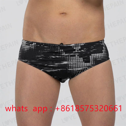 Zootekoi Mens Swimming Trunks Beach Surf Tights Shorts Endurance Athletic Training Quick Dry Jammer Diving Surfing Swimwear 2023