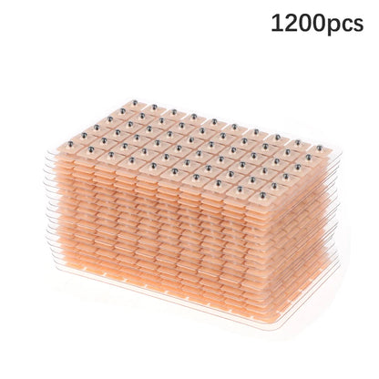 1200Pcs Auricular Ear Point Stickers Acupuncture Magnetic Beads Ear Pressure Massage Care Acupoint Sticker